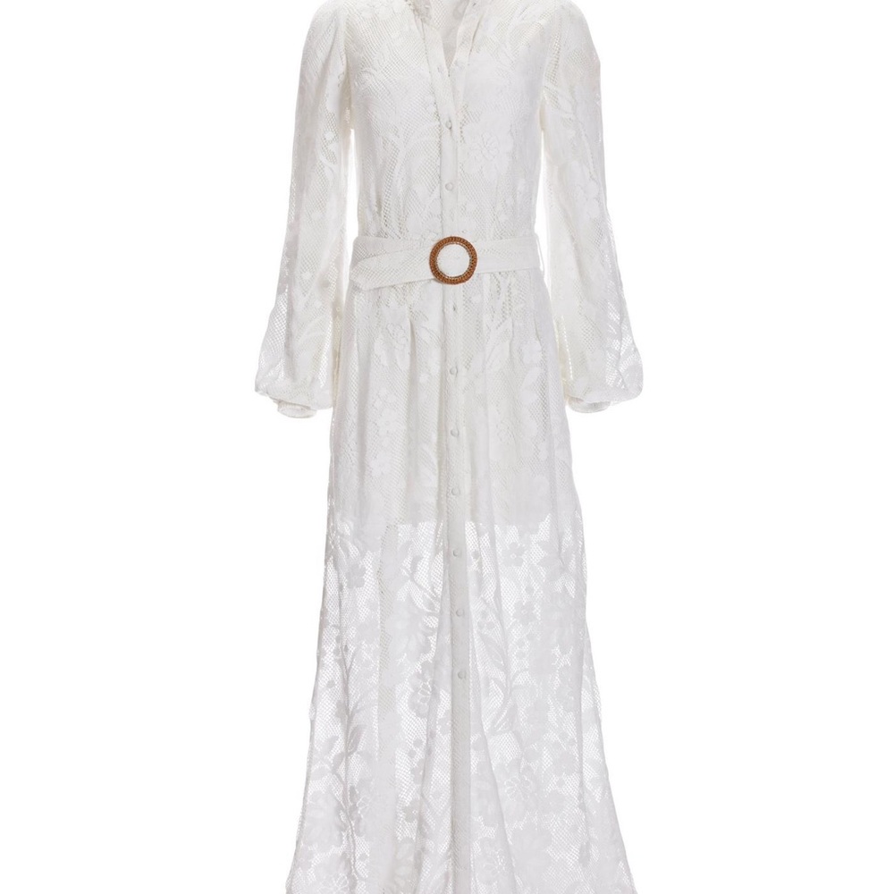 Boston Proper Lace Button Up Maxi Dress- Excellent condition worn once - Picture 5 of 12